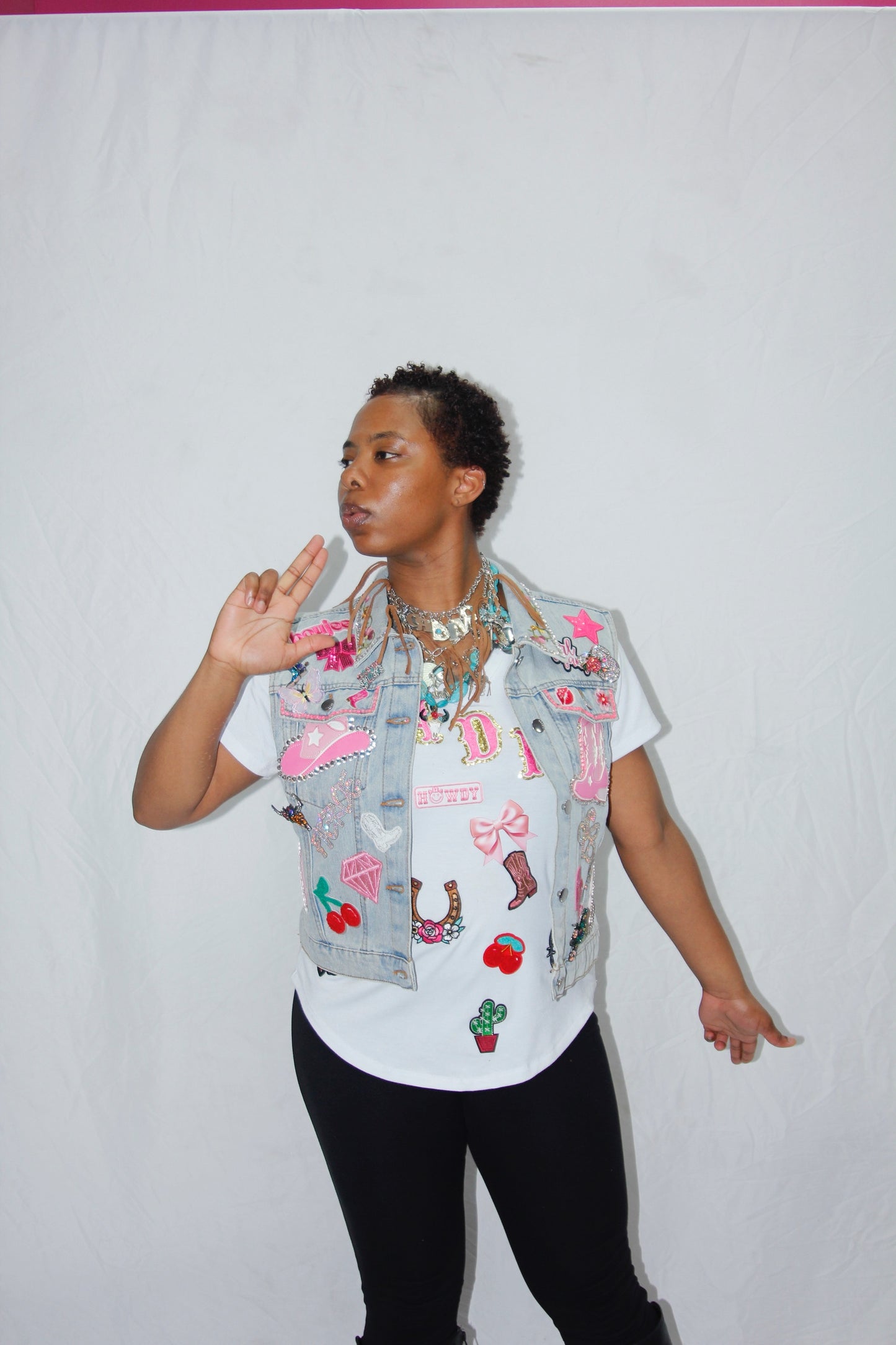 Cow Girl Bling Vest