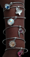 Swarovski Crystal Charmed Bangles