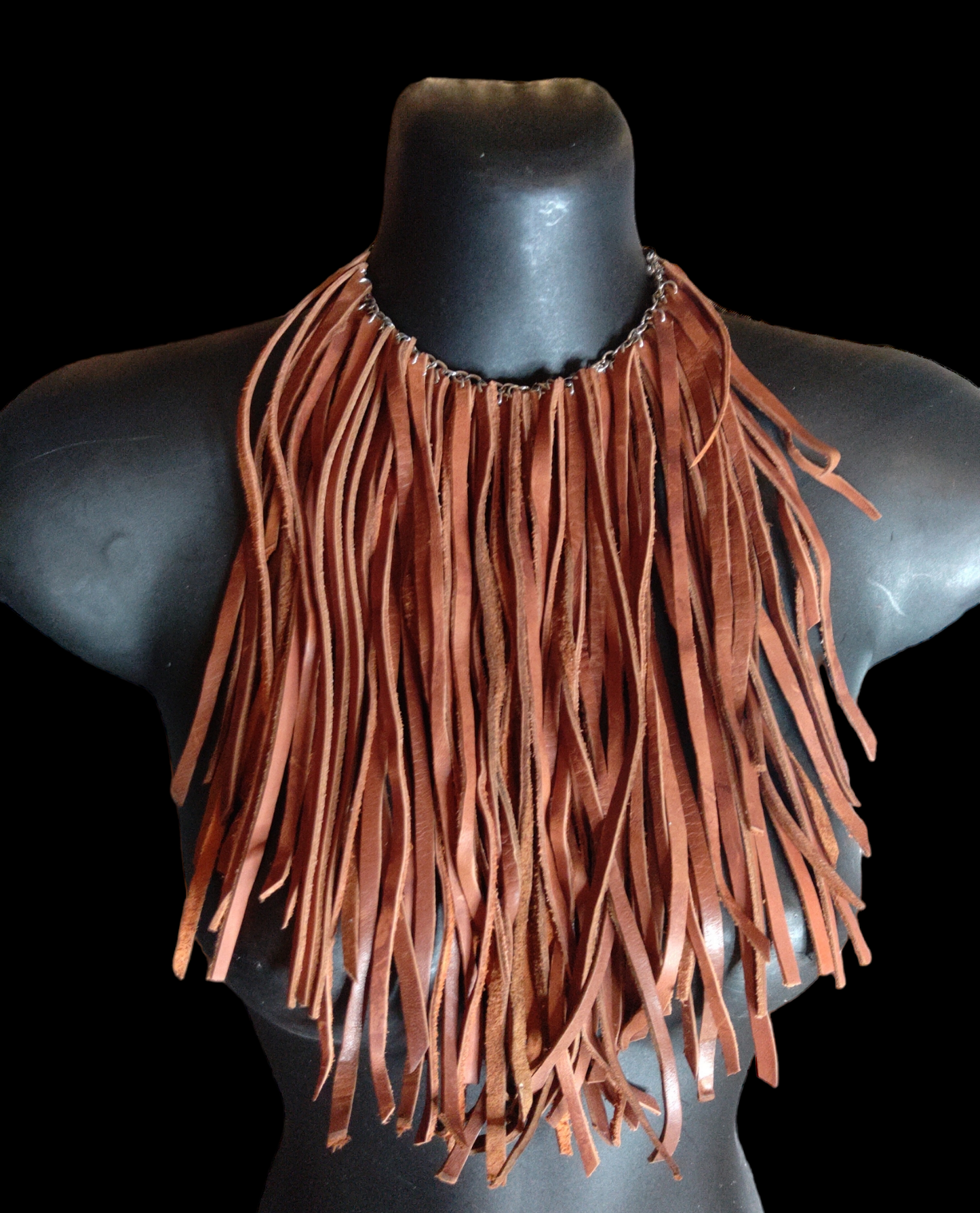 Seriously Brown Leather Fringe