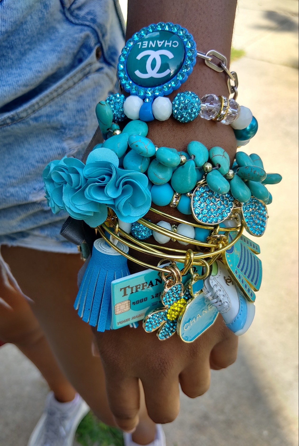 Inspired Chanel Spring Blue Shoe charmed