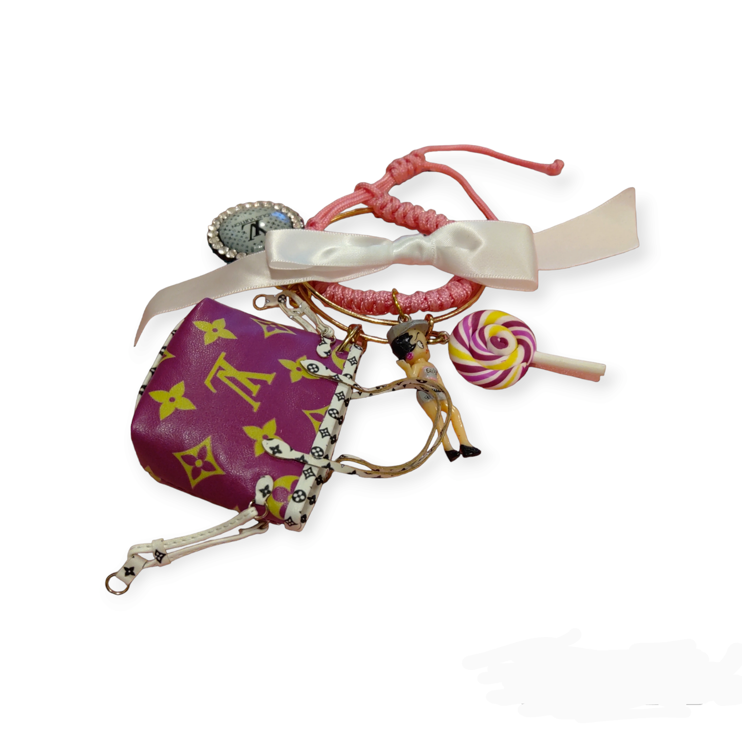 Inspired LV Fuchsia charmed
