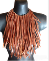 Seriously Brown Leather Fringe