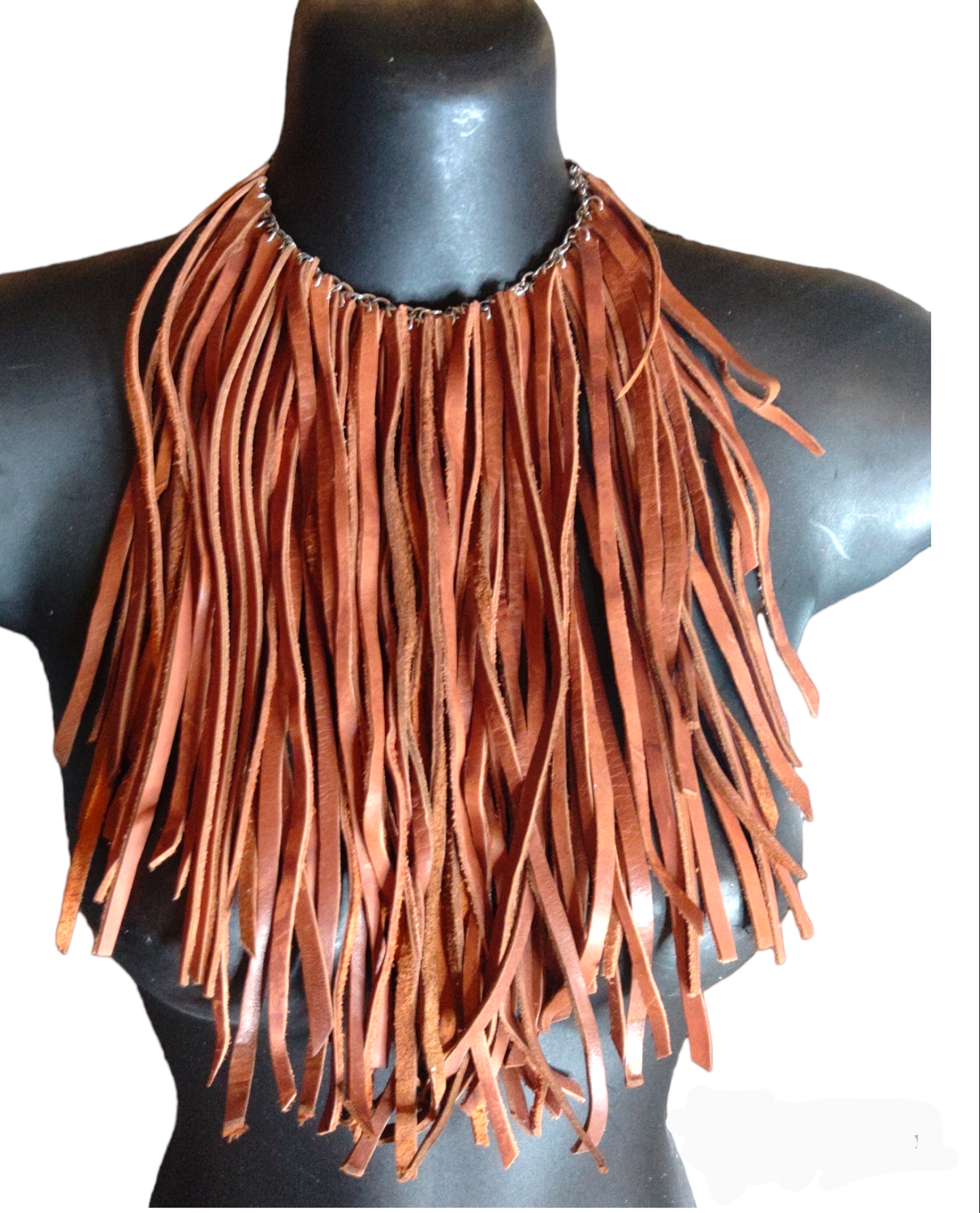 Seriously Brown Leather Fringe