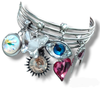 Swarovski Crystal Charmed Bangles
