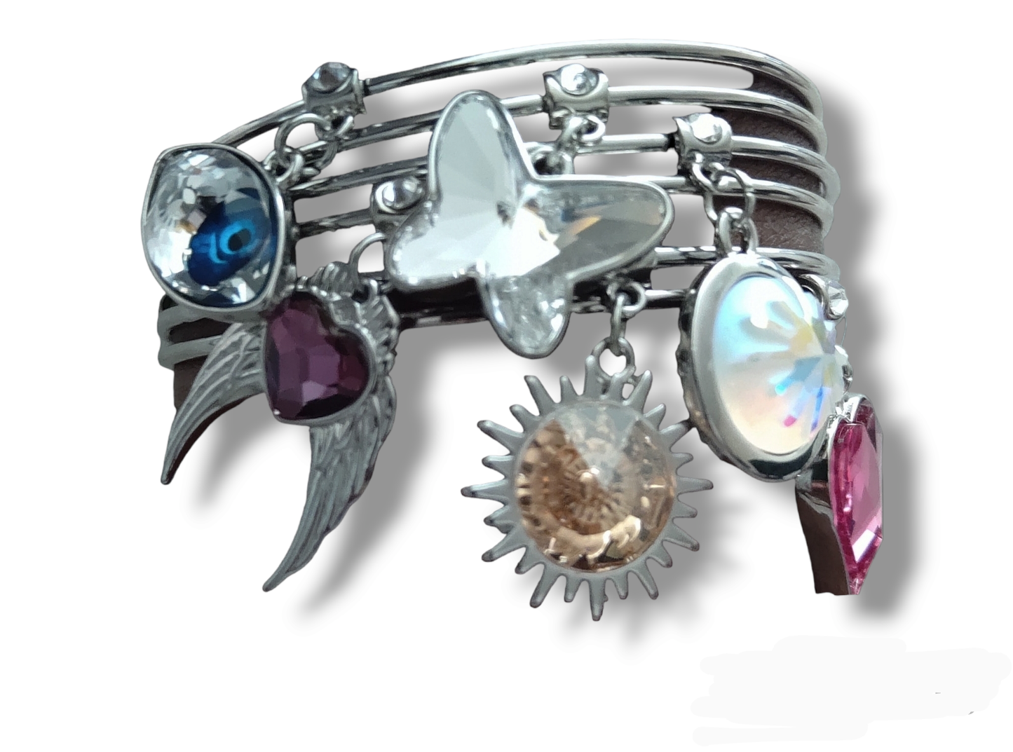 Swarovski Crystal Charmed Bangles