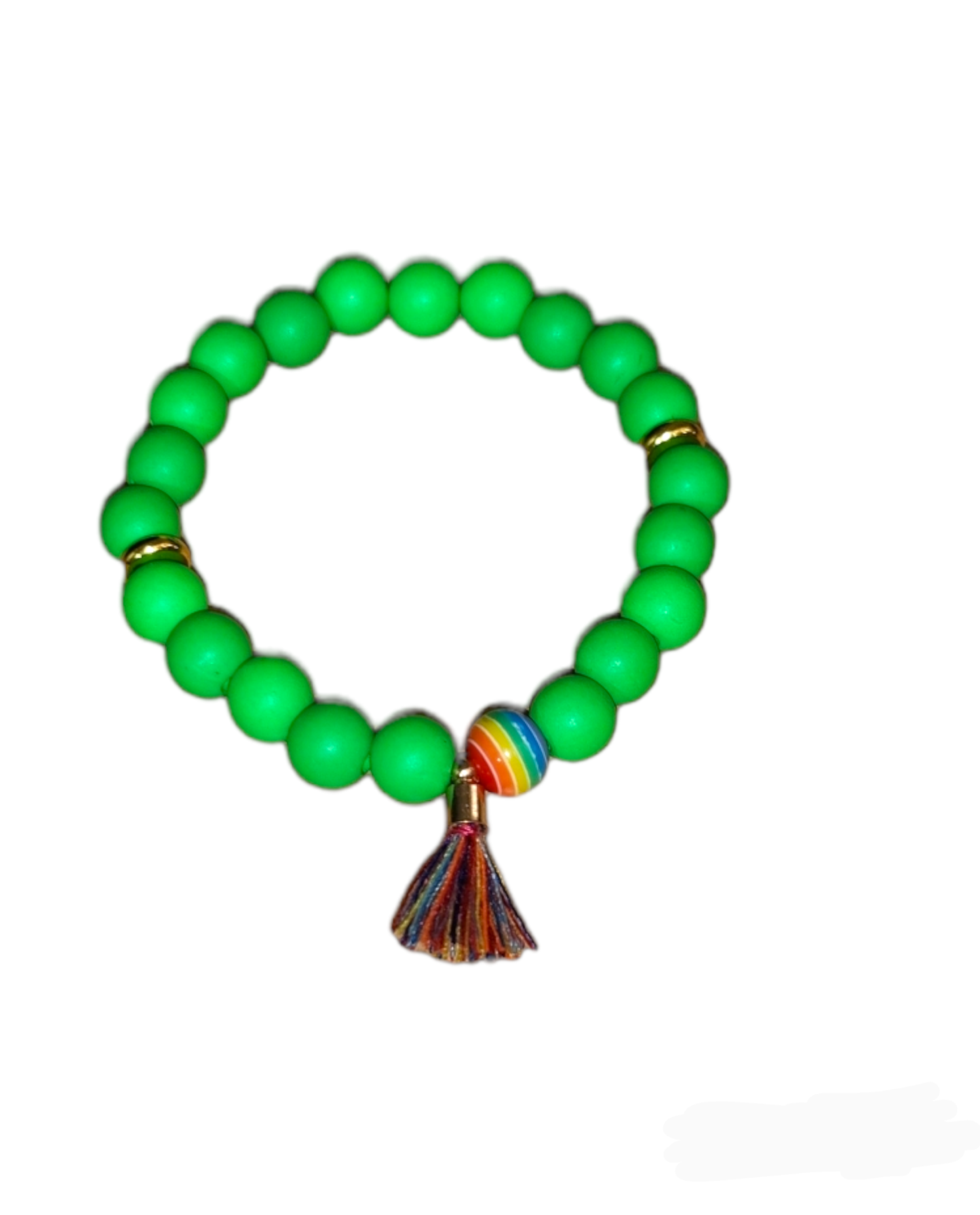 Neon Rainbow Tassle