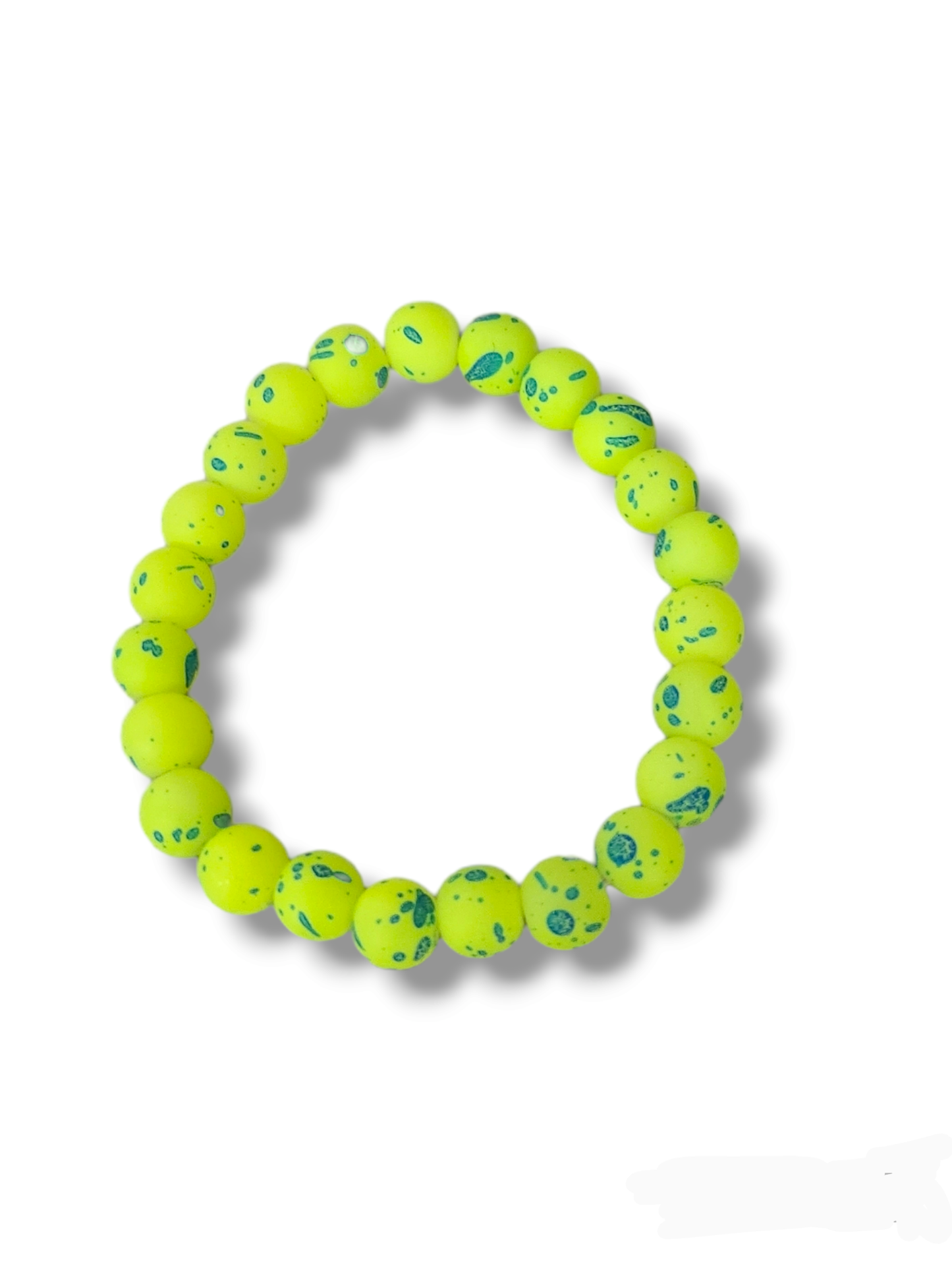 Neon Yellow with a Splash of Blue