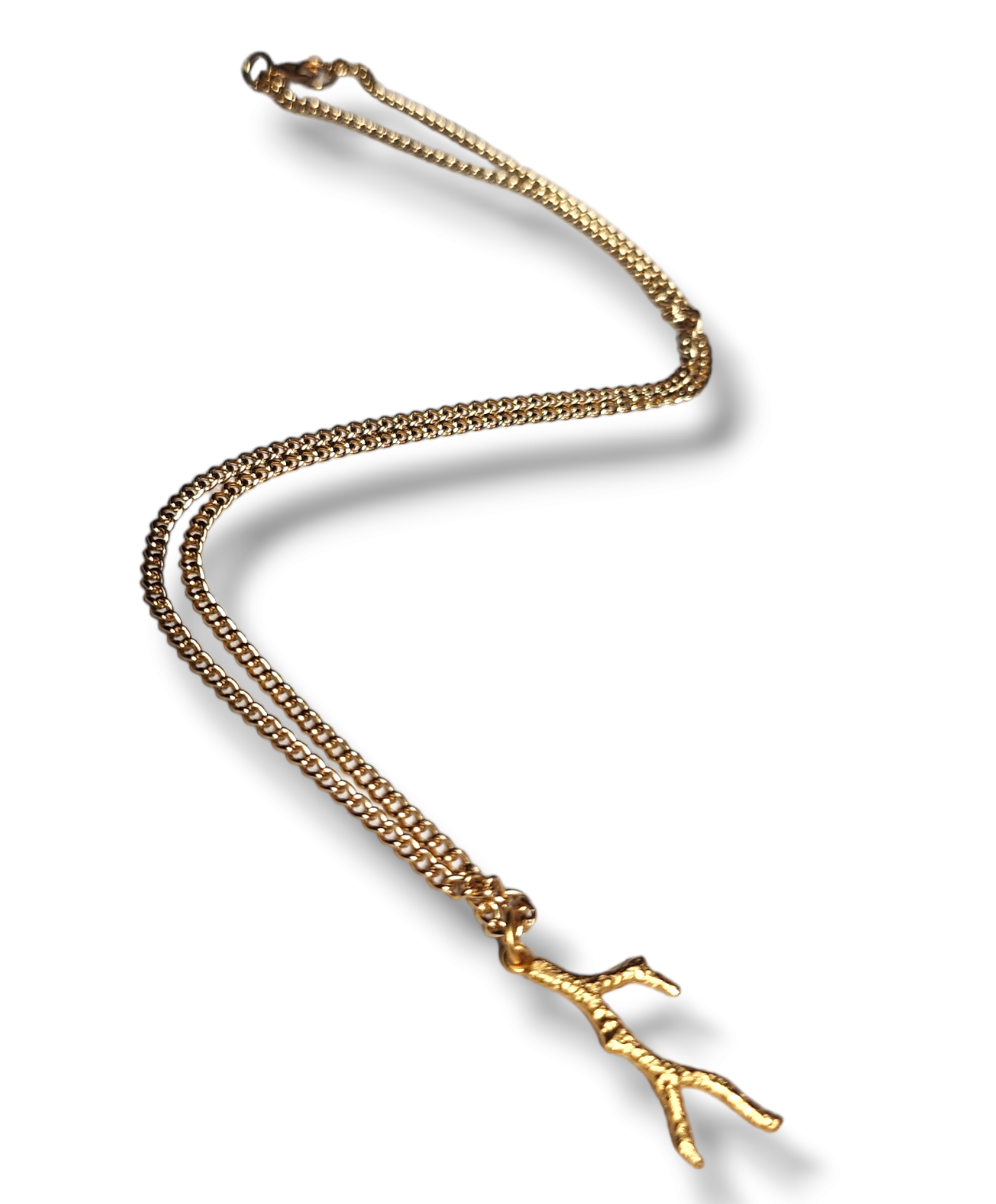 14kt Gold-Plated Link Charmed Necklace