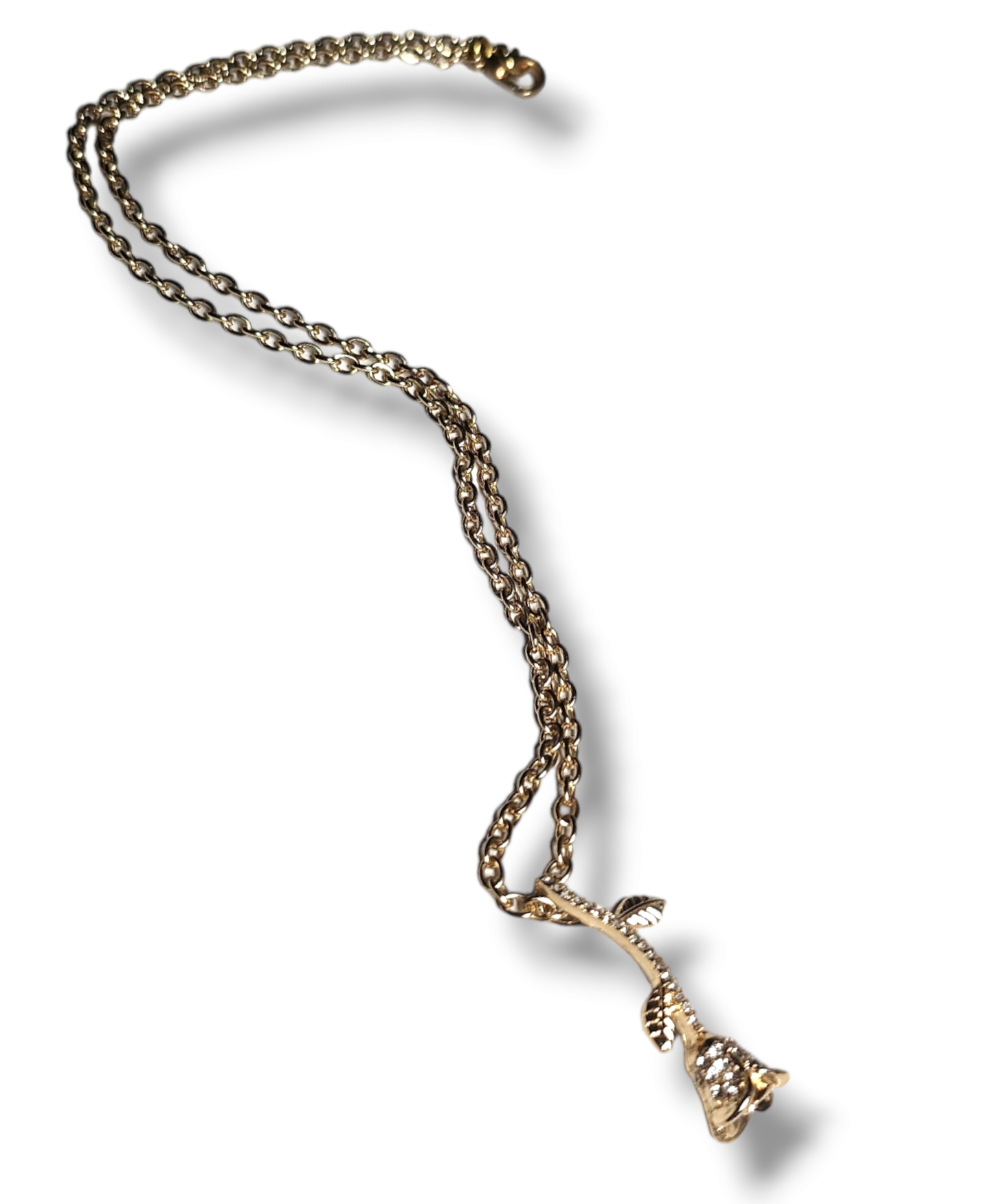 14kt Gold-Plated Link Charmed Necklace