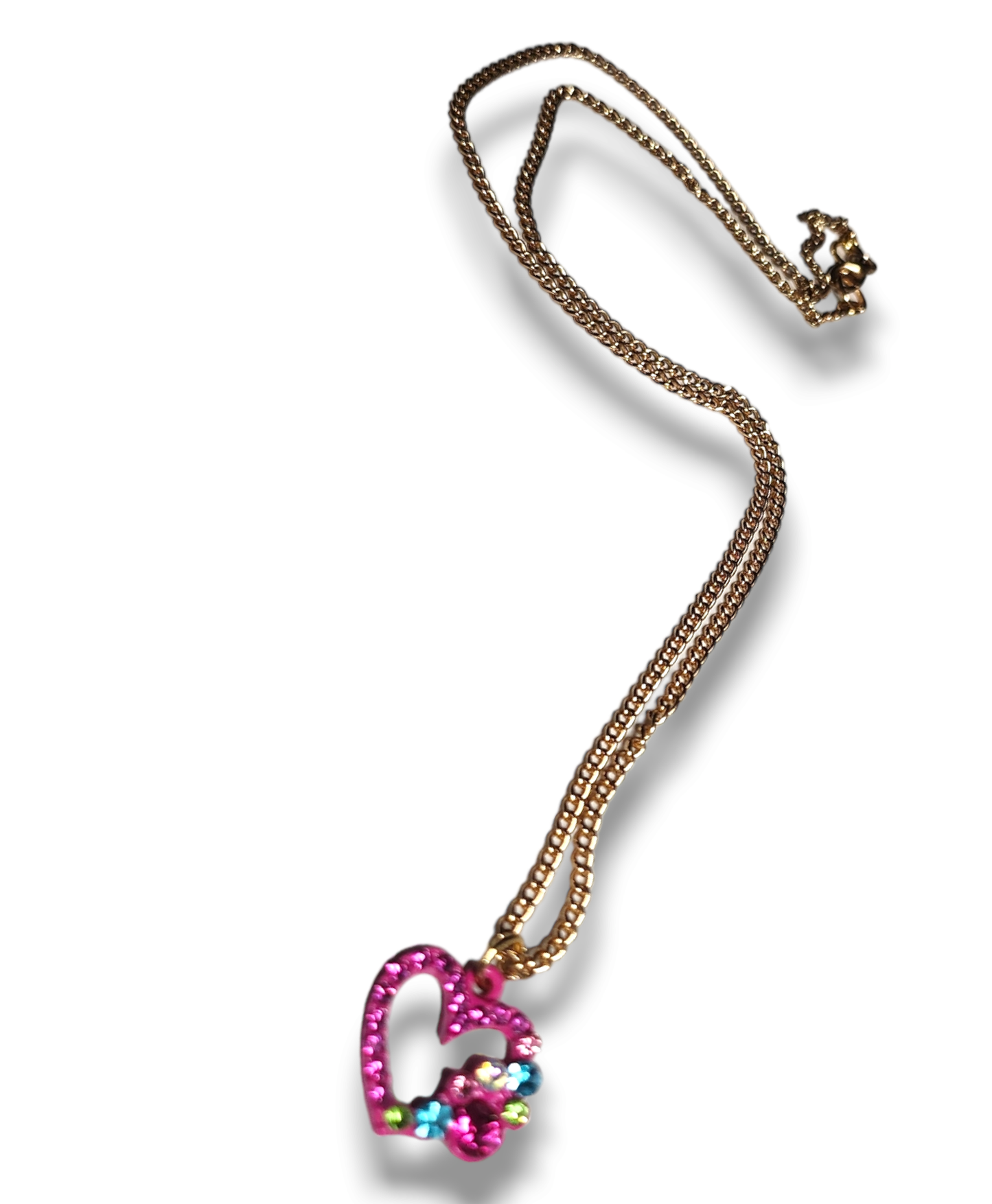 14kt Gold-Plated Link Charmed Necklace