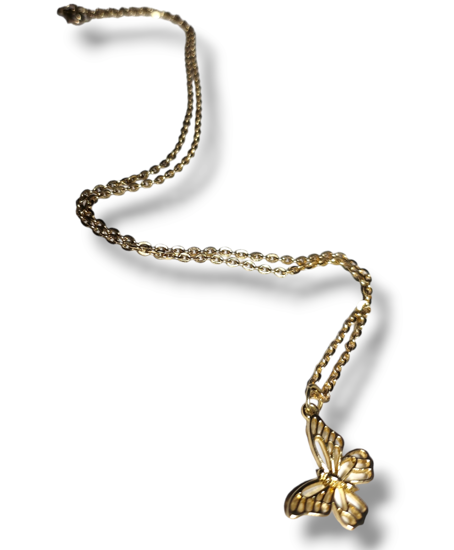 14kt Gold-Plated Link Charmed Necklace