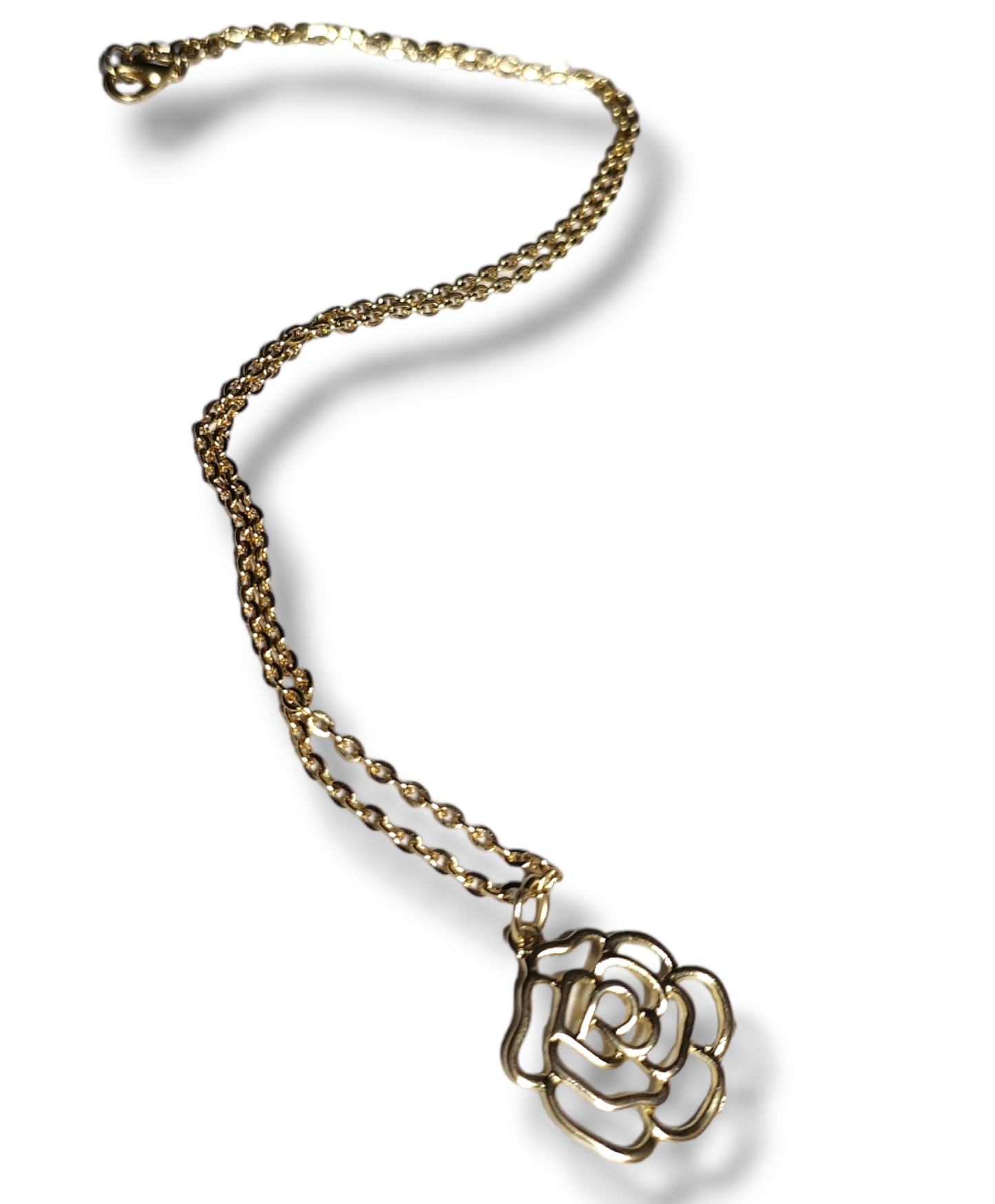 14kt Gold-Plated Link Charmed Necklace