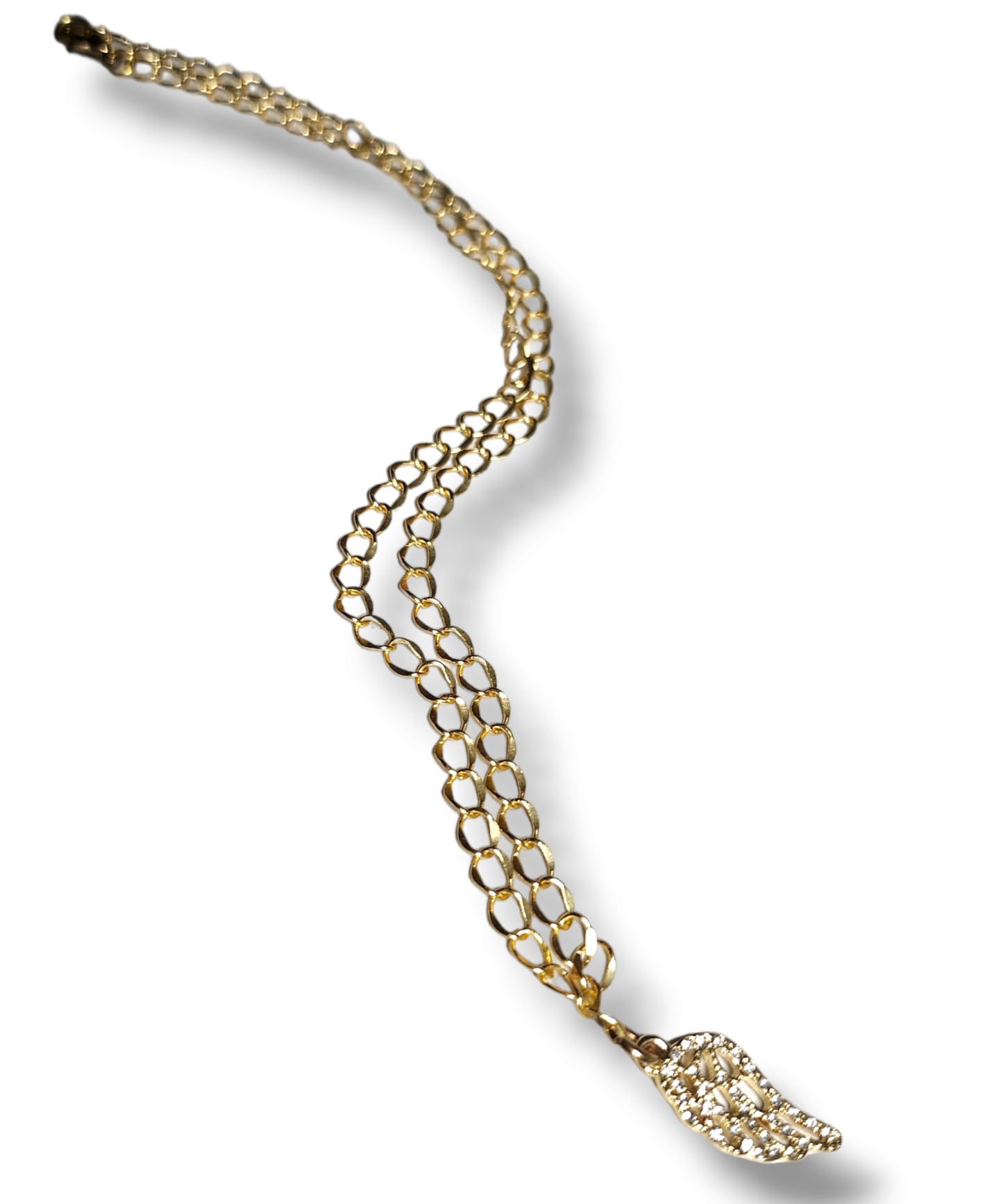 14kt Gold-Plated Link Charmed Necklace