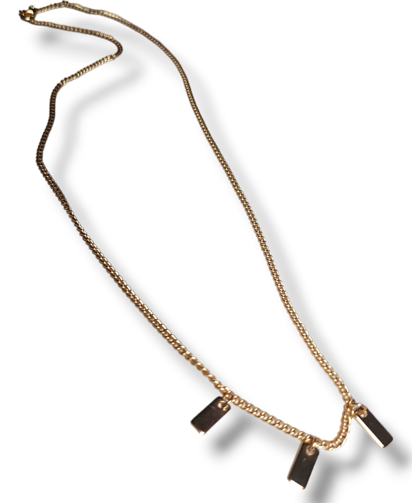 14kt Gold-Plated Link Charmed Necklace