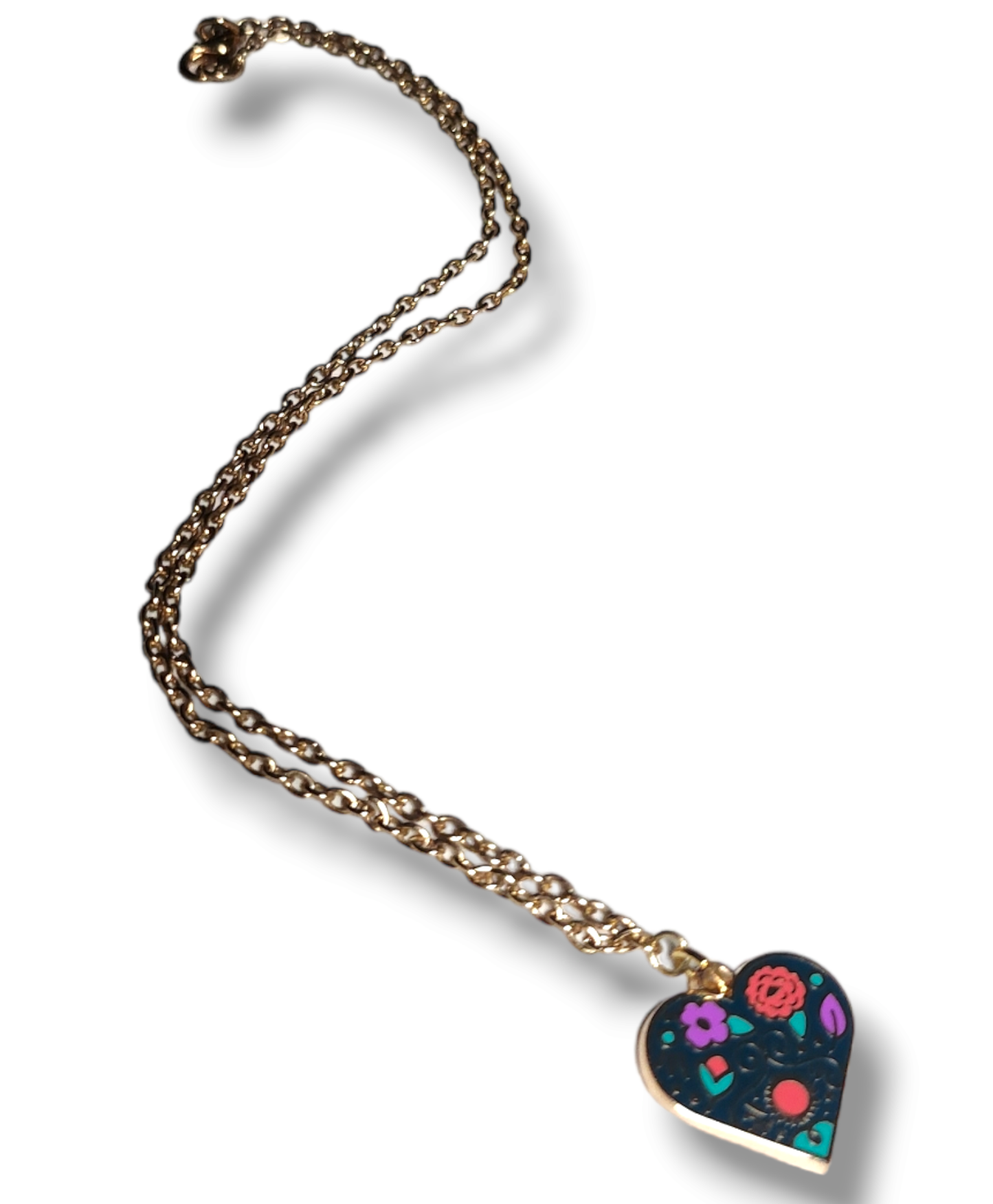 14kt Gold-Plated Link Charmed Necklace
