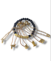 14kt Gold-Plated Linked Initial Charmed