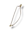 14kt Gold-Plated Linked Initial Charmed