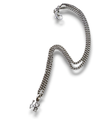 Silver linked charmed necklaces