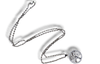 Silver linked charmed necklaces