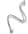 Silver linked charmed necklaces