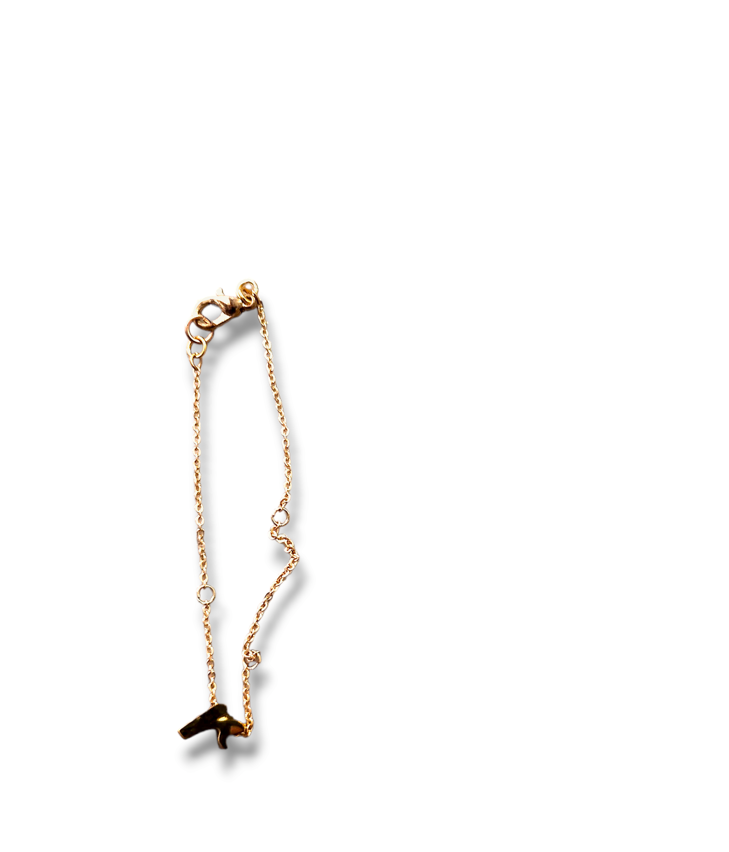 14kt Gold-Plated Linked Initial Charmed
