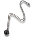 Silver linked charmed Constellation/Zodiac/Month