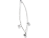 Silver linked charmed necklaces