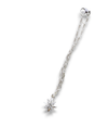 Silver linked charmed bracelets