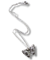 Silver linked charmed necklaces