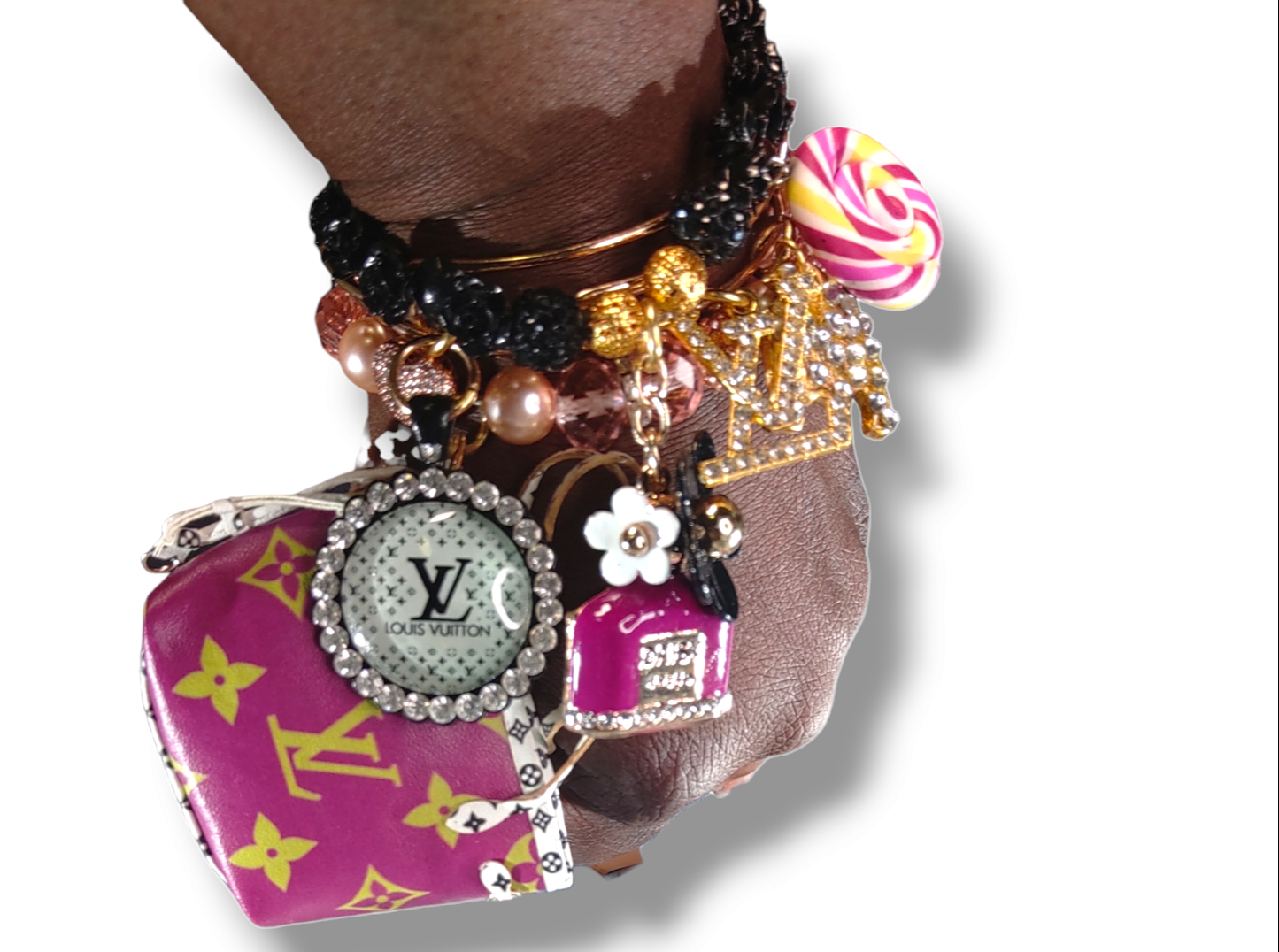 Inspired LV Fuchsia charmed