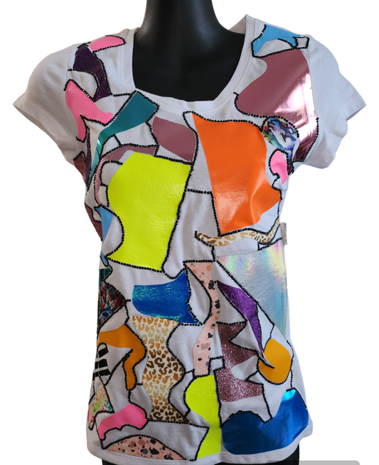 Kalidescope- Patchwork T-Shirt