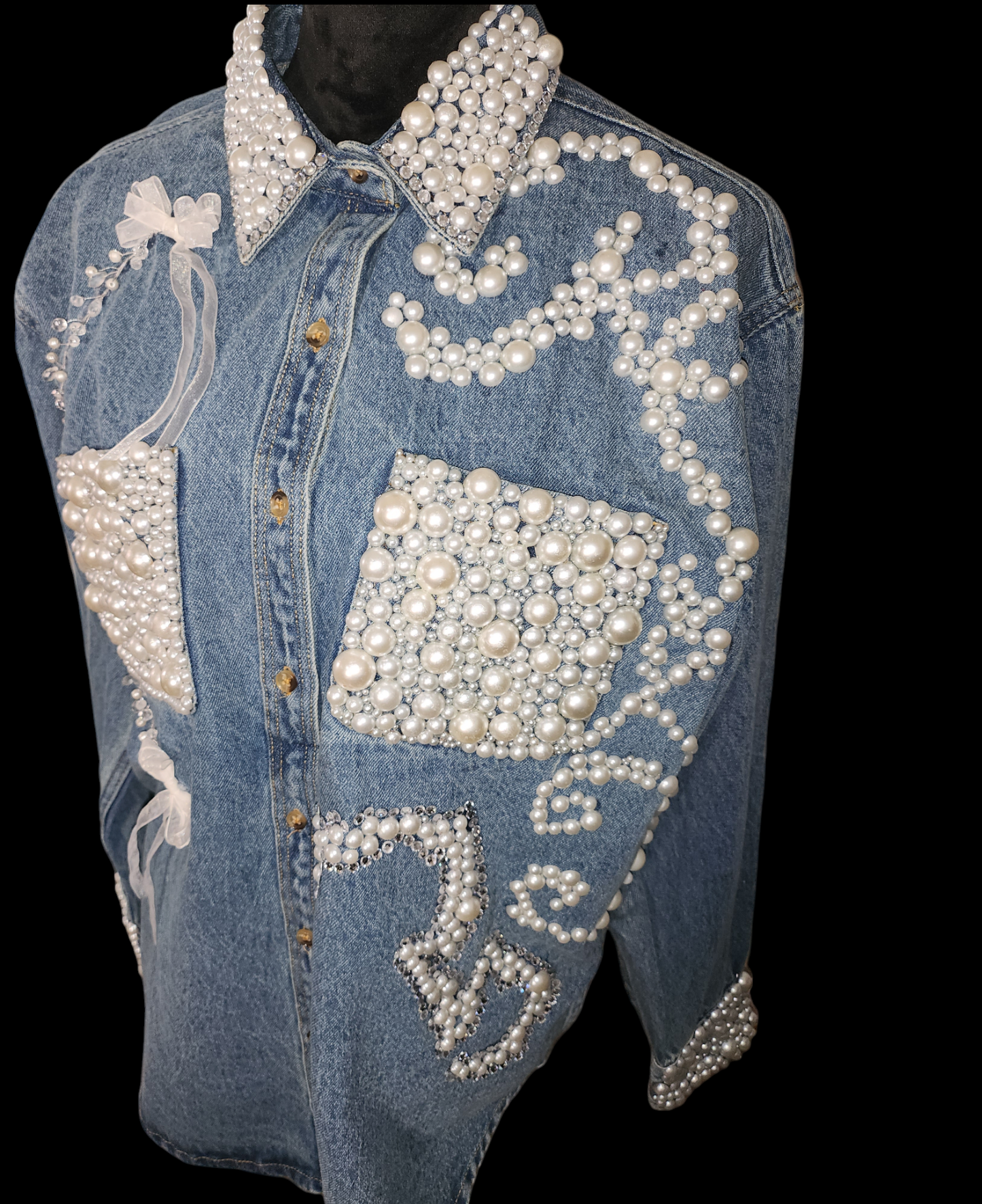 Mylessa- Pearly Denim Shirt