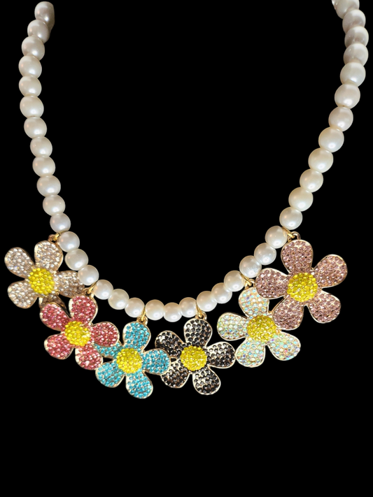 Pearls & Studded Flowers
