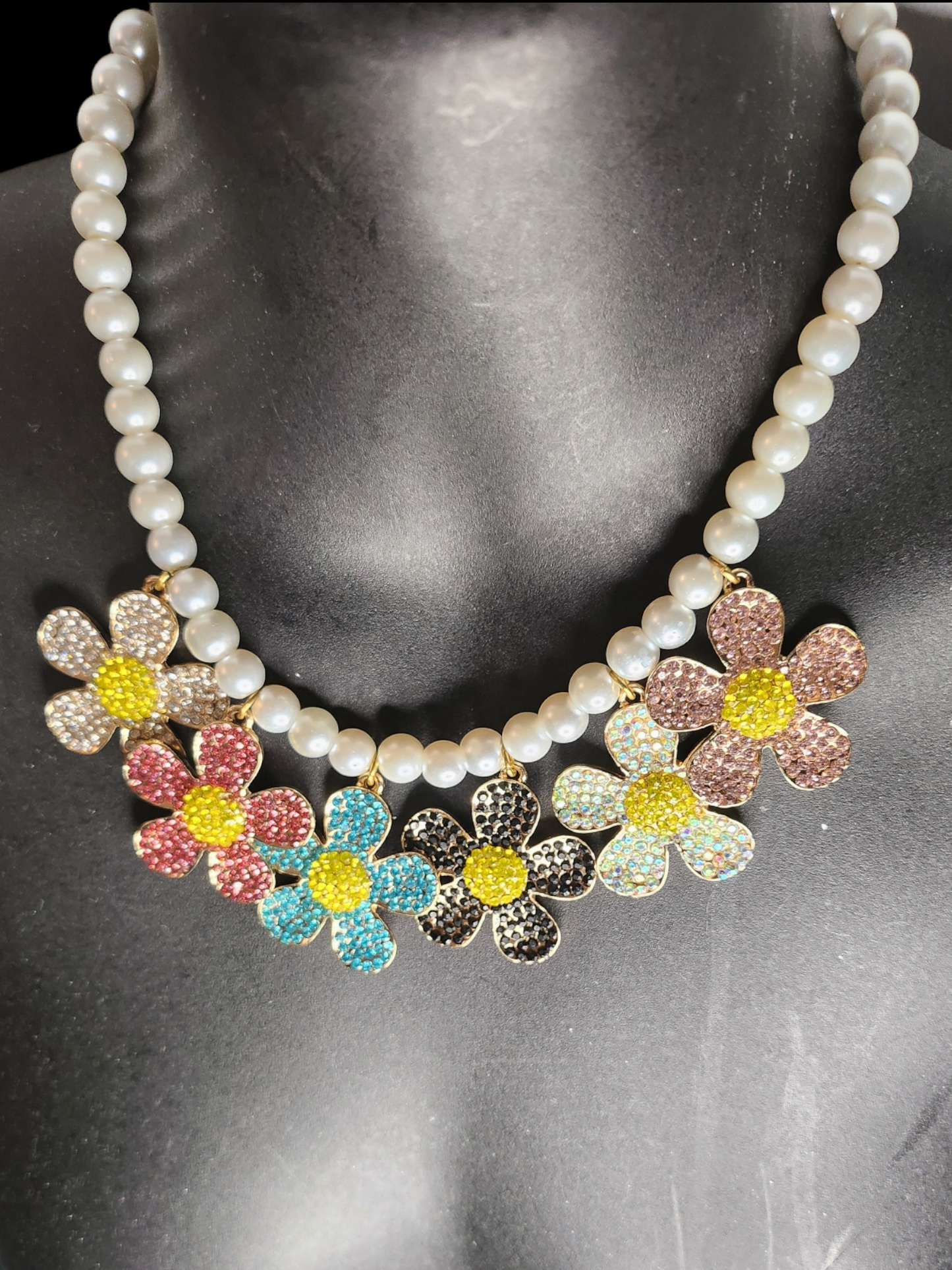 Pearls & Studded Flowers