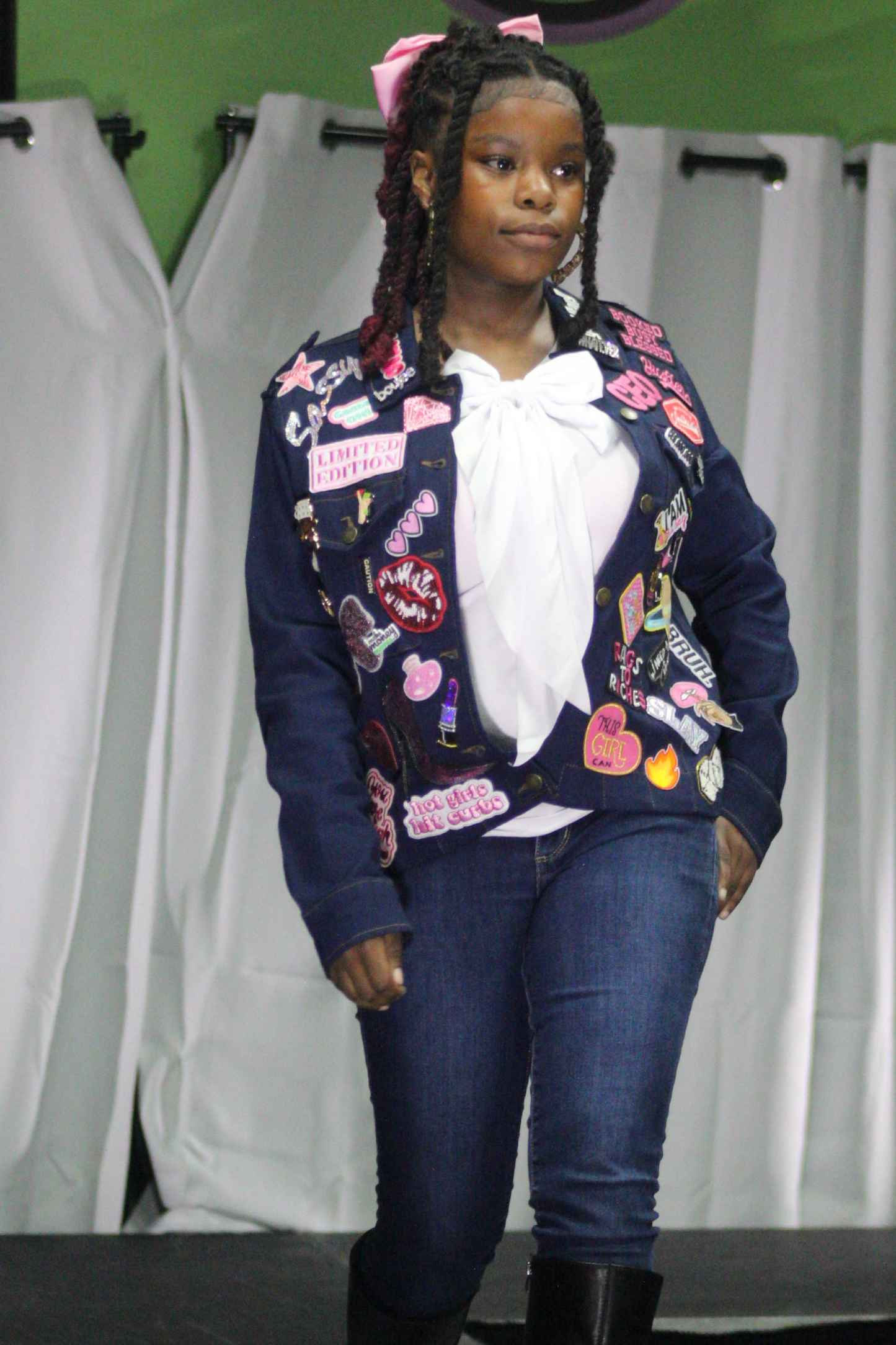 That Girl Denim Patch jacket
