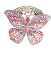 💓PINK Crystal Butterfly Bracelet 🦋