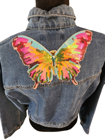 L.O.V.E. Denim & Sequin jacket