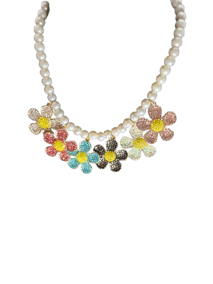 Pearls & Studded Flowers