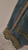 Derrico - Royal Gold Denim Lace Jacket