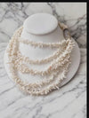 Coconut Cake Bib Necklace