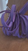 Purple Looped Hooped