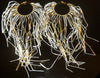 Boho Leather Fringed Earrings – Handcrafted Statement Jewelry