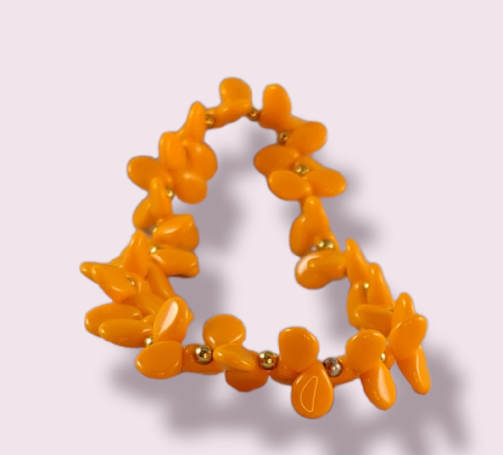 Glossy Tangerine Teardrops