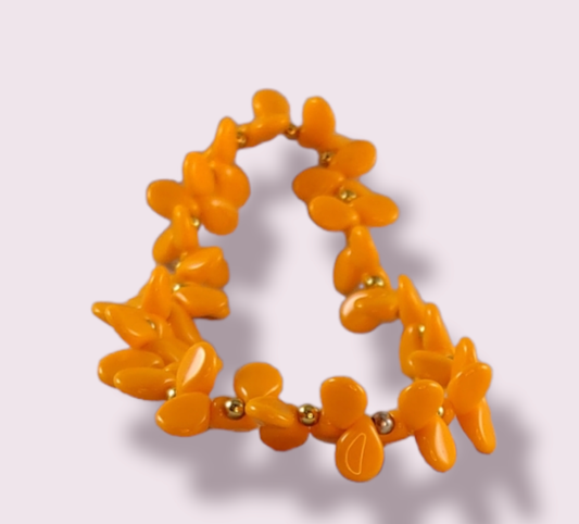 Glossy Tangerine Teardrops