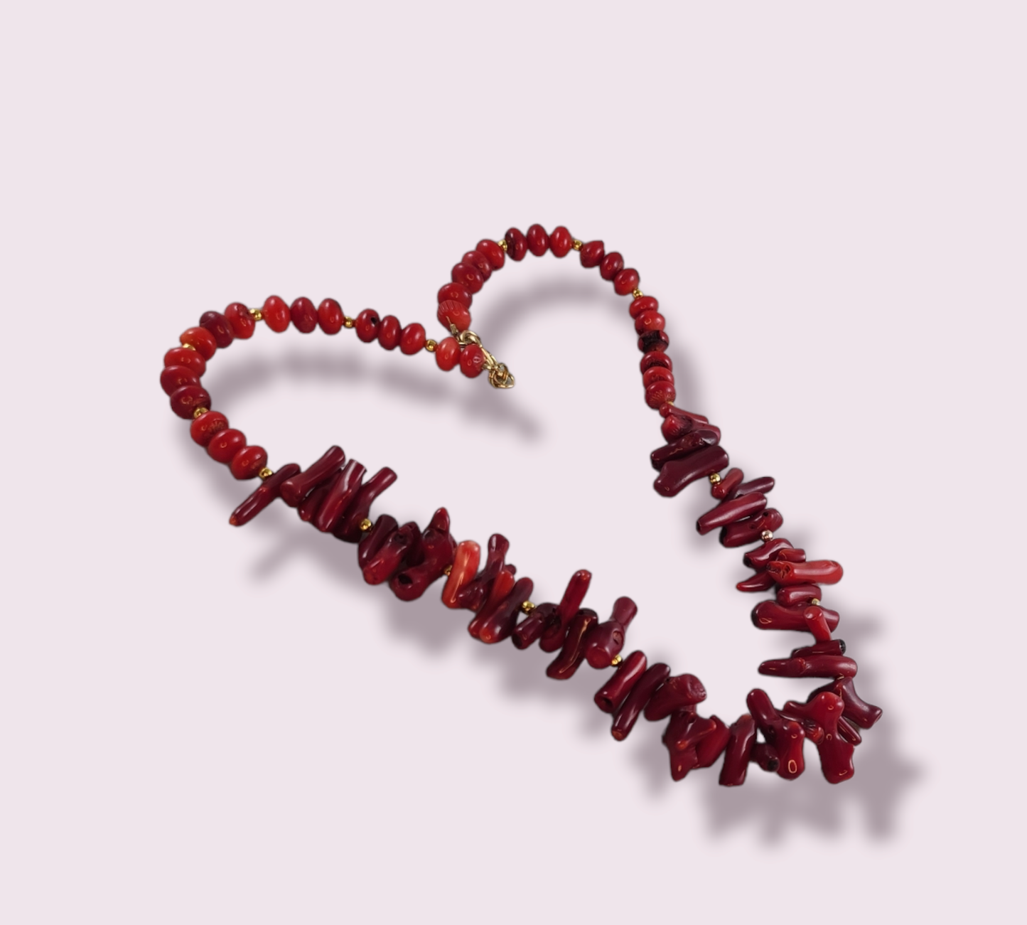 Scarlet Red Branch Necklace