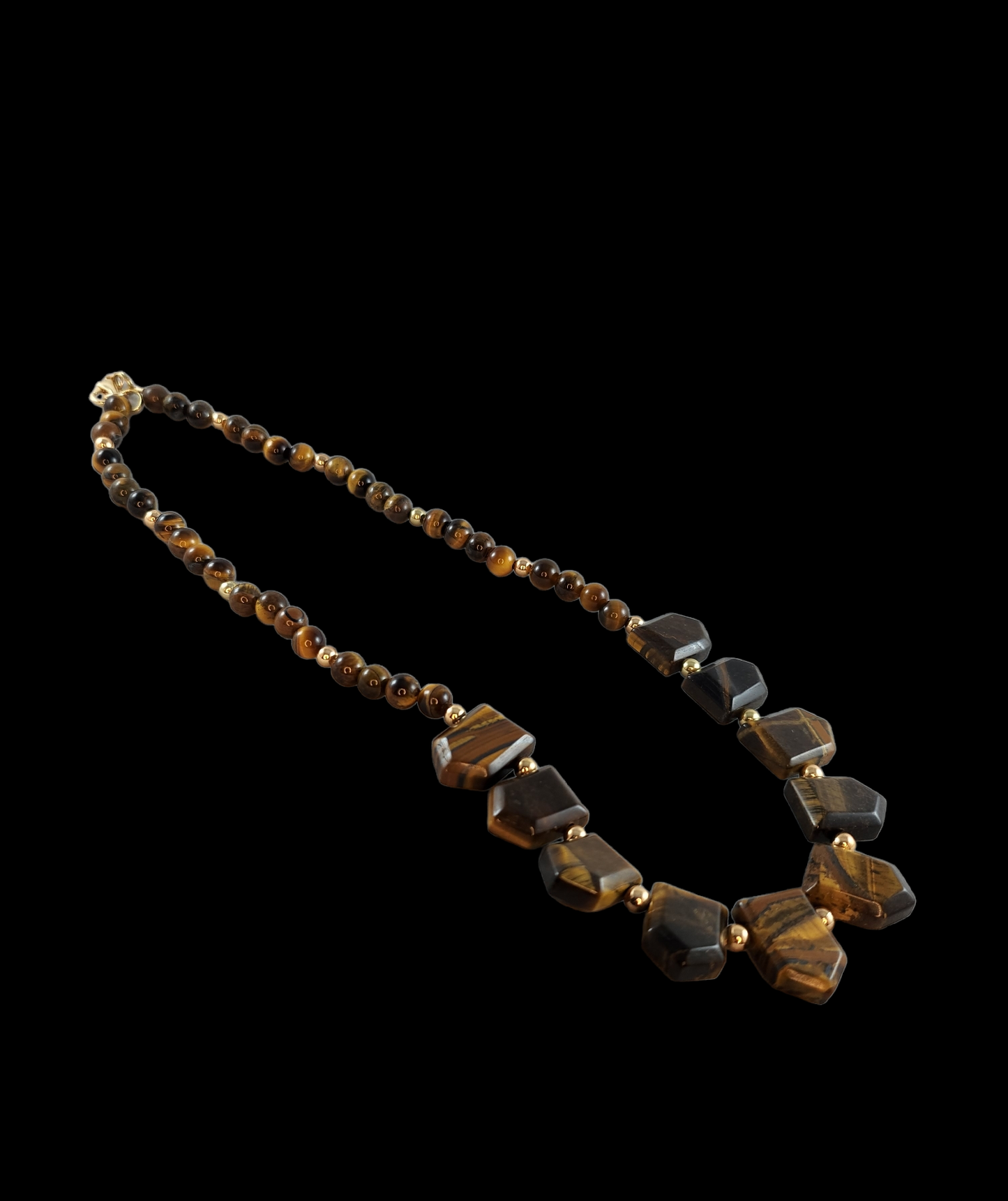 Tiger-eye Arrow Necklace