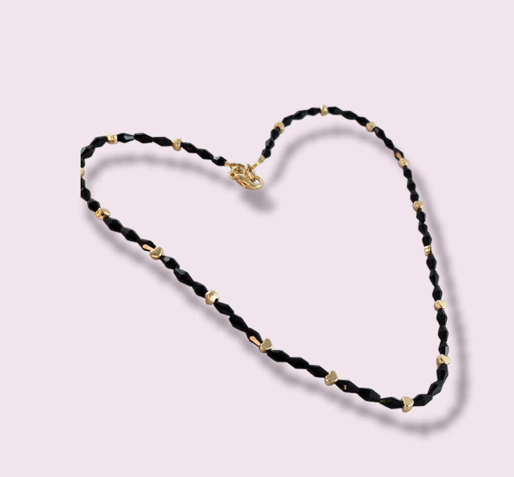 Gold Hearts & Black Diamonds