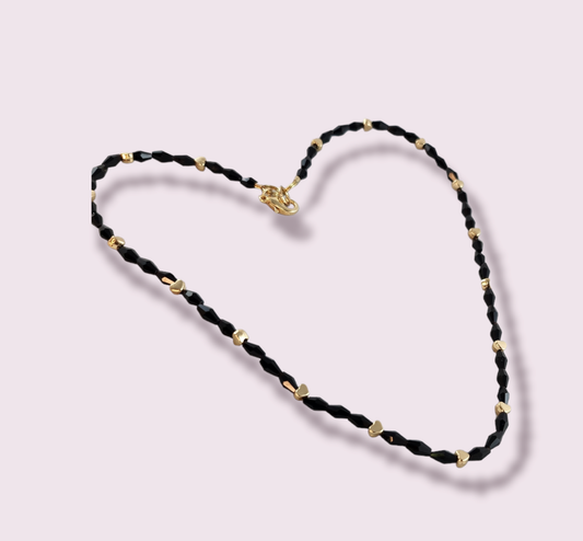 Gold Hearts & Black Diamonds