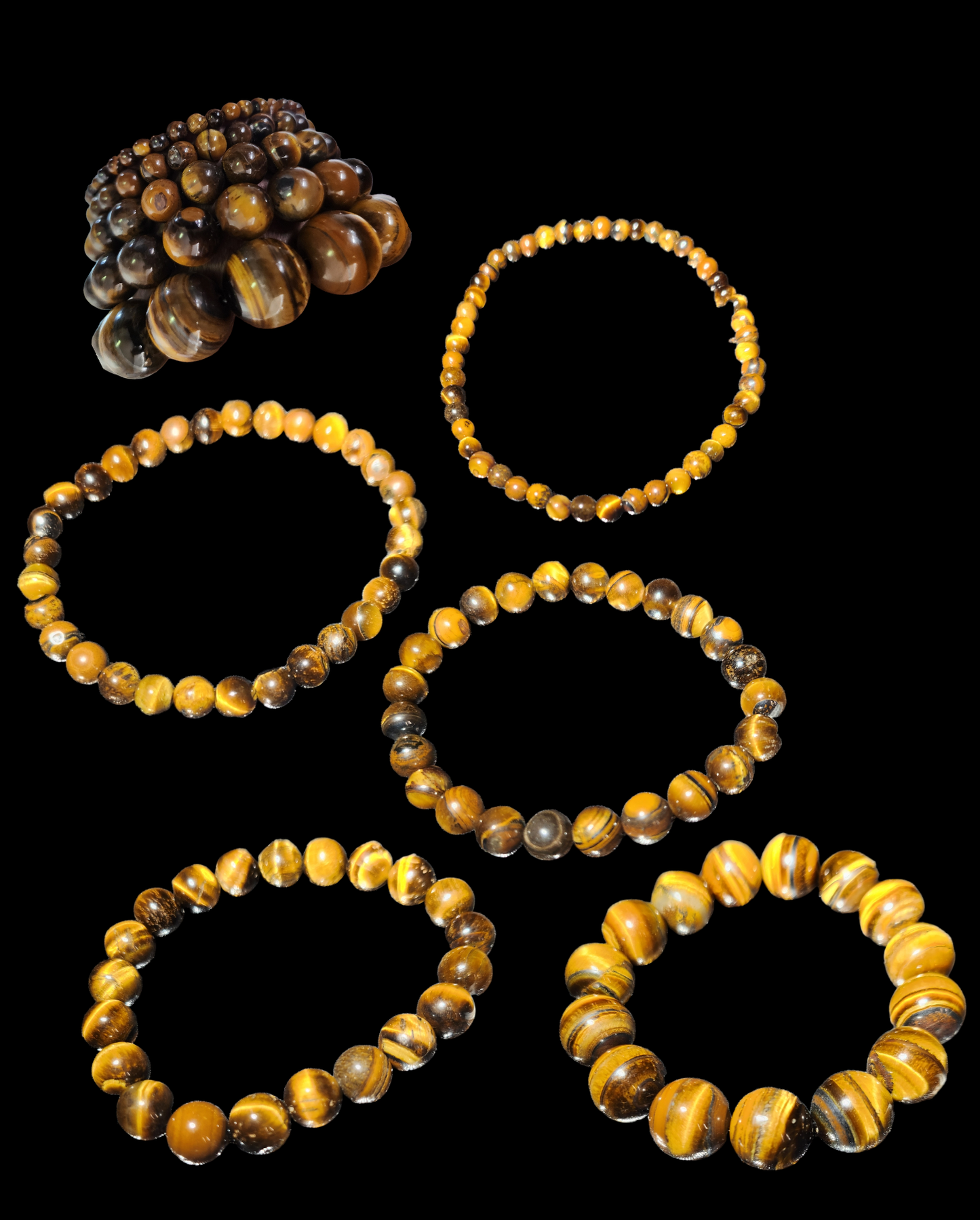Tiger-Eye Beaded Bracelets
