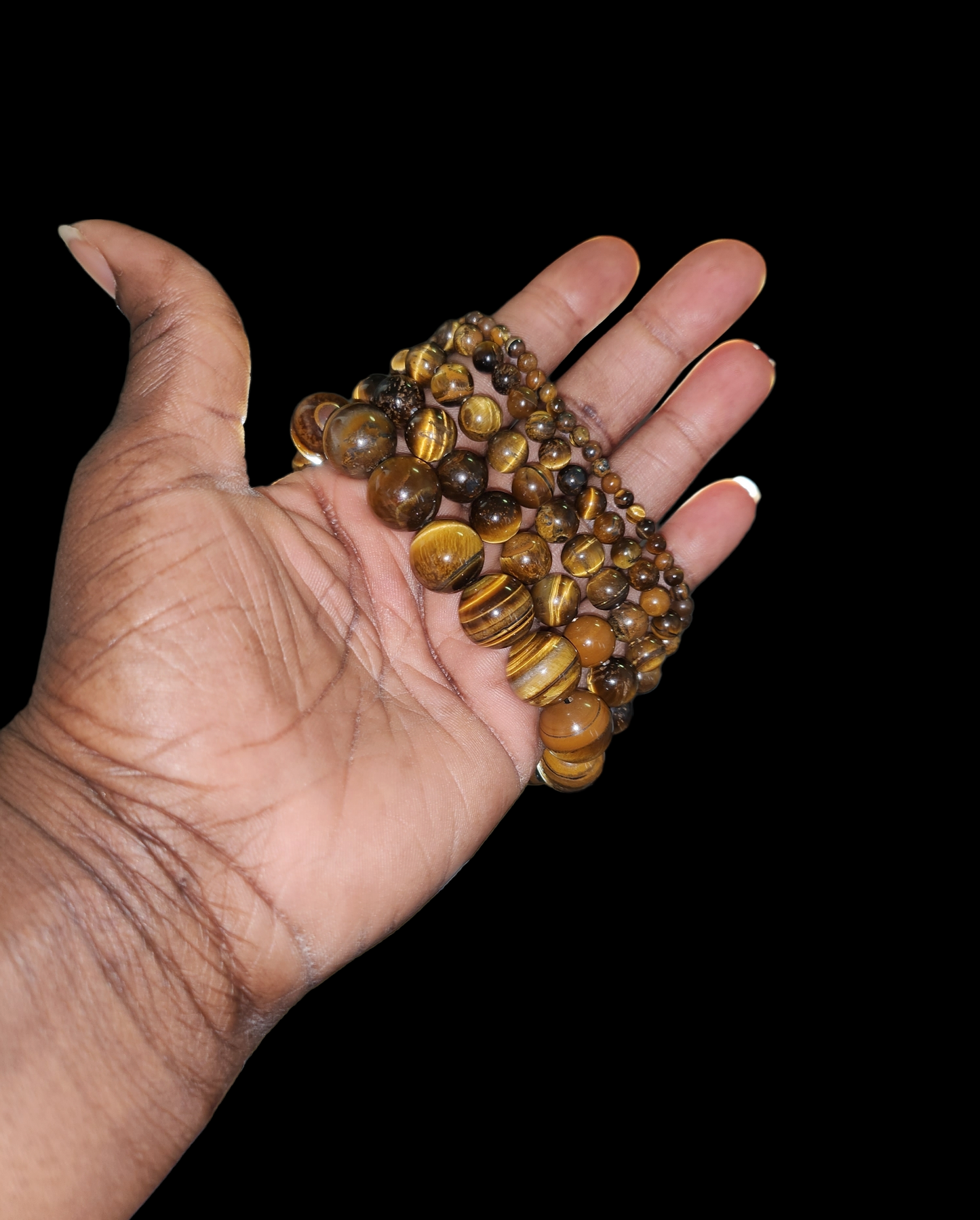 Tiger-Eye Beaded Bracelets